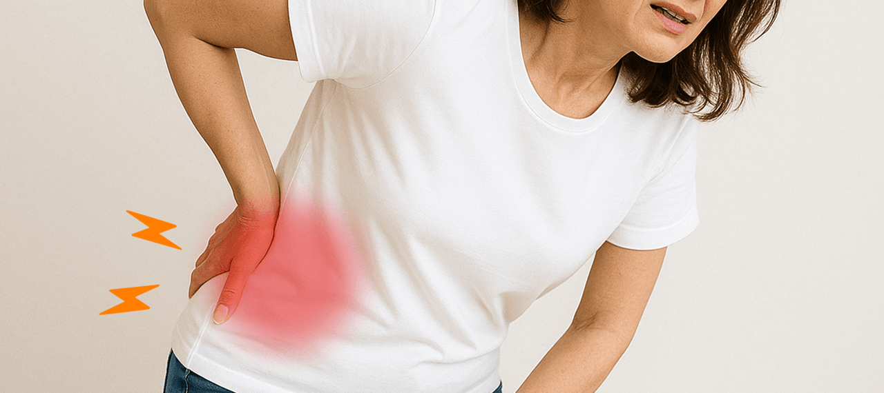 世田谷区で多い腰痛の症状イメージ（慢性腰痛・急性腰痛）