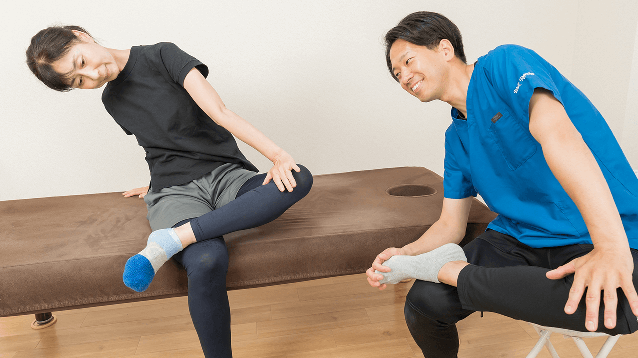 痛みが再発しない身体つくりをする整体